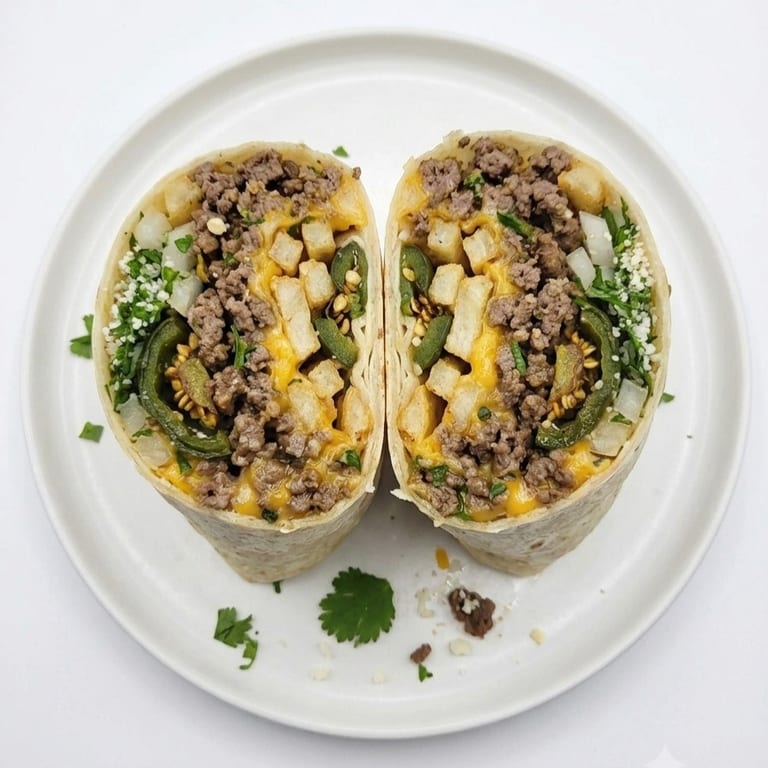 Surf and Turf Burrito Delight