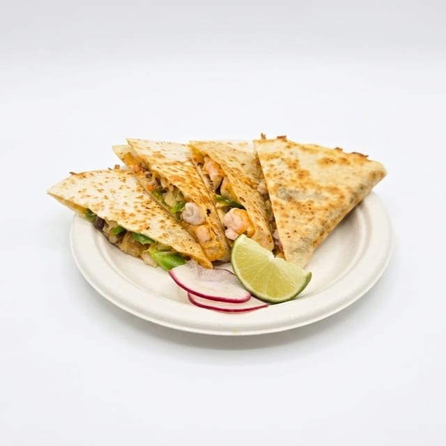 Fajita Shrimp Quesadilla.
