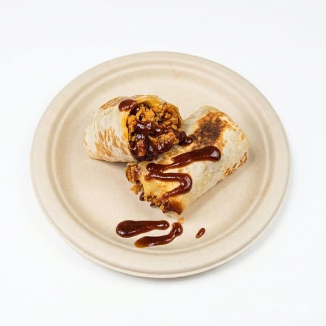 Breakfast BBQ Burrito.