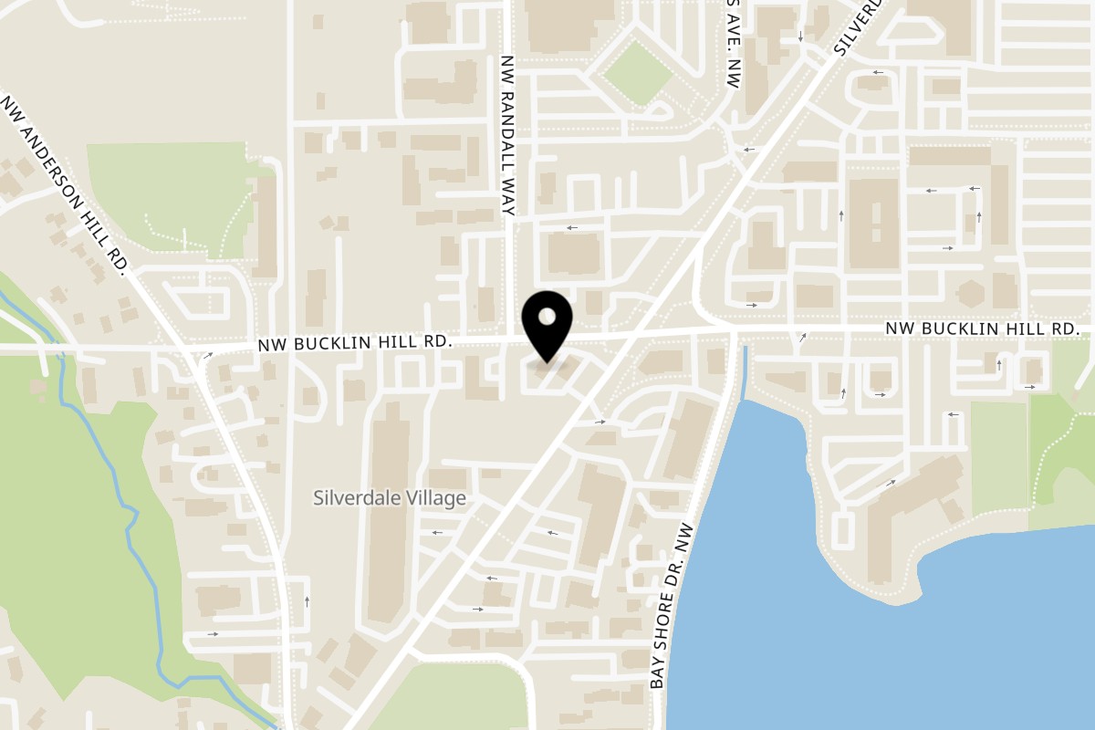 Map showing the location of Taquiza Street Silverdale Taquiza St on 9571 Silverdale Way NW in Silverdale